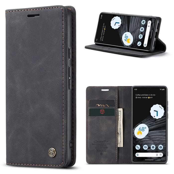 CaseMe Google Pixel 7 Wallet Kickstand Magnetic Flip Case