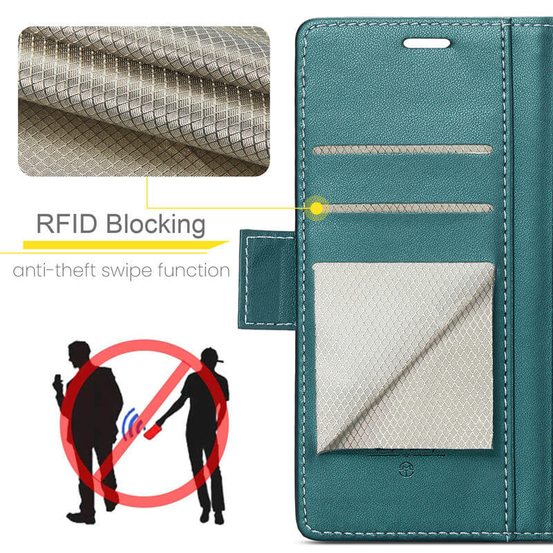 CaseMe Google Pixel 8A Wallet RFID Blocking Case