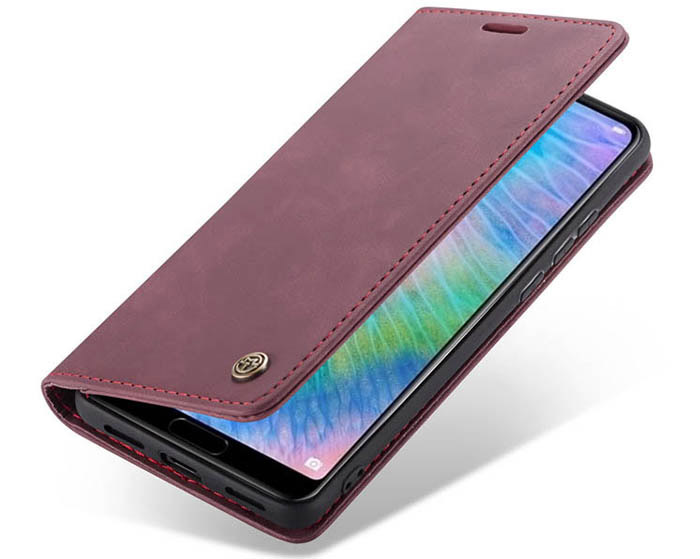 CaseMe Huawei P20 Wallet Kickstand Magnetic Flip Leather Case