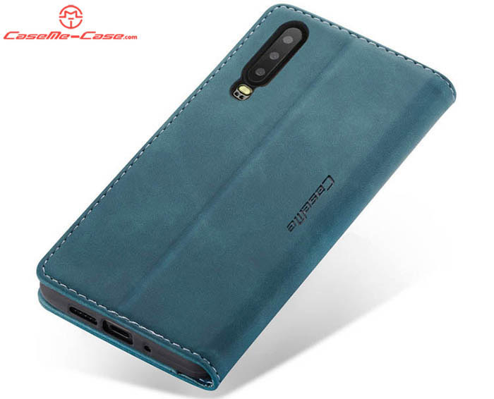 CaseMe Huawei P30 Retro Wallet Kickstand Magnetic Flip Leather Case