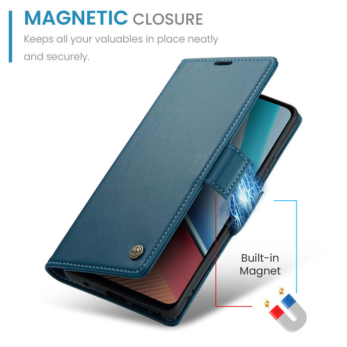 CaseMe OPPO K10 4G/OPPO A36 4G/OPPO A96 4G/OPPO A76 4G/Realme 9i 4G Wallet RFID Blocking Magnetic Buckle Case