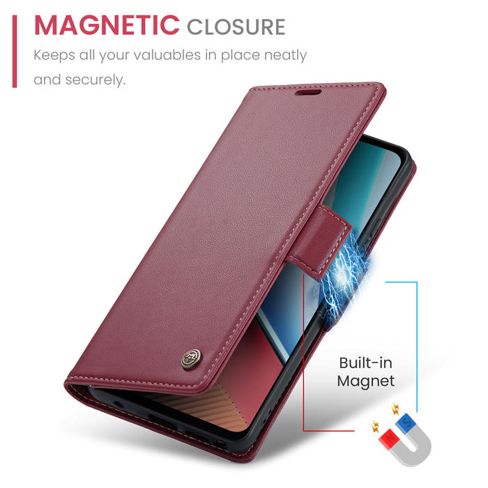 CaseMe OPPO K10 4G/OPPO A36 4G/OPPO A96 4G/OPPO A76 4G/Realme 9i 4G Wallet RFID Blocking Magnetic Buckle Case