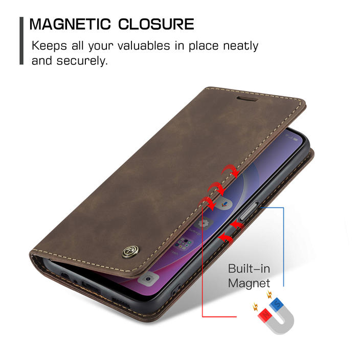 CaseMe OPPO K10 4G/OPPO A36 4G Wallet Suede Leather Case