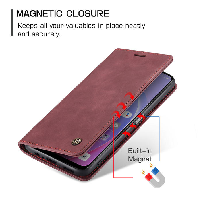 CaseMe OPPO K10 4G/OPPO A36 4G Wallet Suede Leather Case