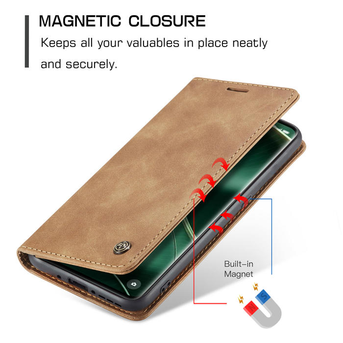 CaseMe OPPO Find X6 Pro Wallet Suede Leather Case