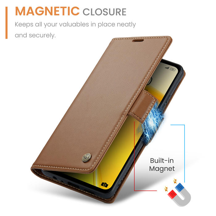 CaseMe Reamle C55 Wallet RFID Blocking Magnetic Buckle Case