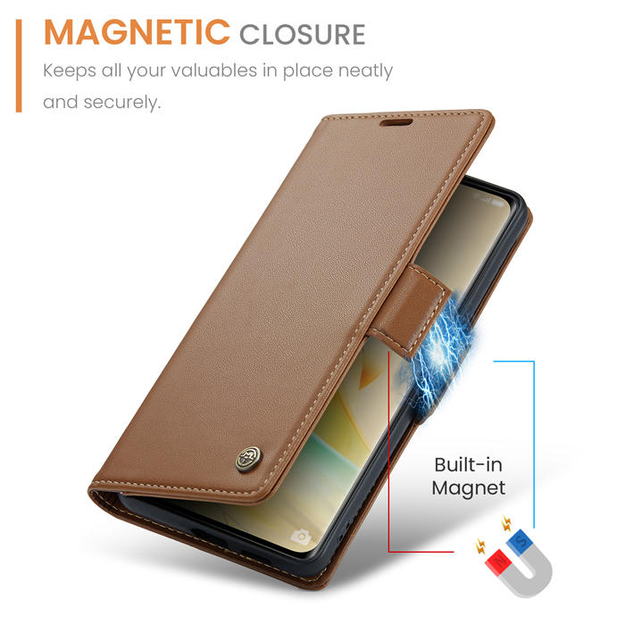 CaseMe OPPO Reno8 T 5G/OPPO A1 Pro Wallet RFID Blocking Magnetic Buckle Case