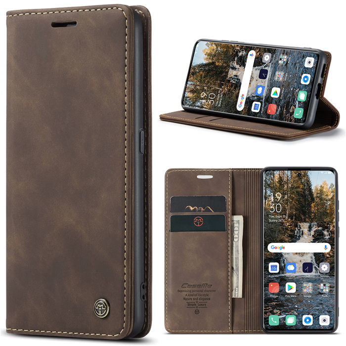 CaseMe OPPO A1 Pro 5G Wallet Suede Leather Case