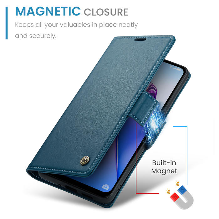 CaseMe OPPO Reno8 5G Wallet RFID Blocking Magnetic Buckle Case