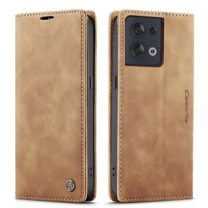 CaseMe OPPO Reno8 5G Wallet Suede Leather Case