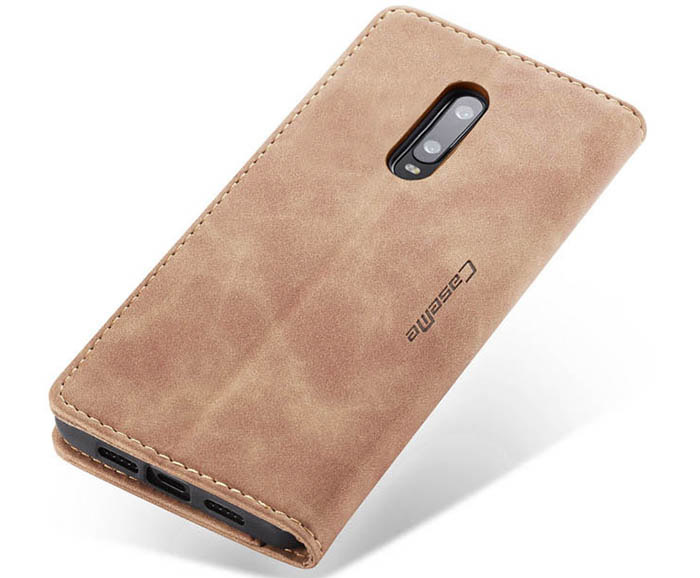 CaseMe OnePlus 7 Retro Wallet Kickstand Magnetic Flip Leather Case