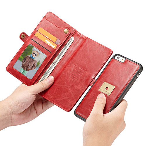 CaseMe iPhone 6S Plus Wallet Detachable Wrist Strap Case