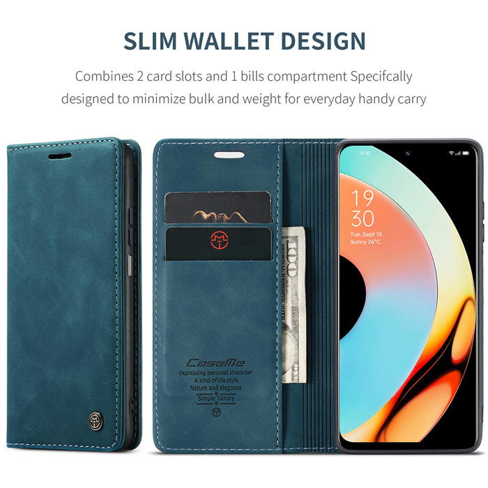 CaseMe OPPO Realme 10 Pro 5G Wallet kickstand Magnetic Leather Case