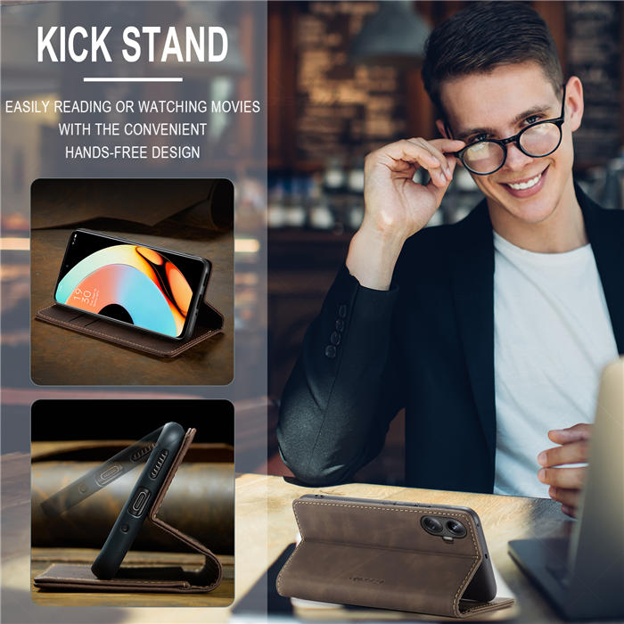CaseMe OPPO Realme 10 Pro Plus Wallet kickstand Magnetic Leather Case
