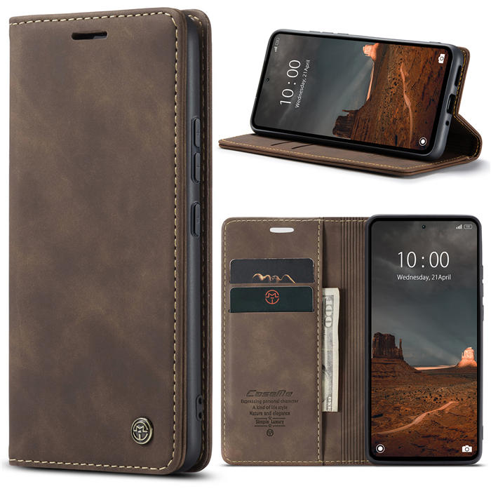 CaseMe Xiaomi Redmi 11A/12C Wallet Suede Leather Case