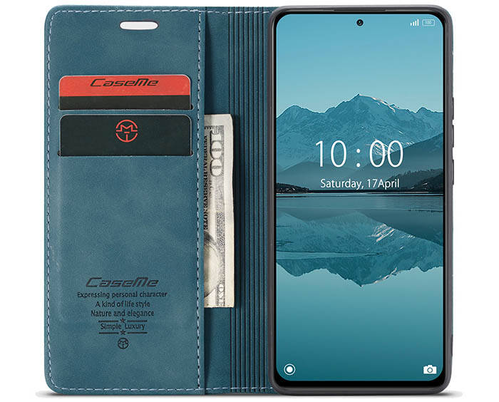 CaseMe Xiaomi Redmi Note 10 Pro/Note 10 Pro Max Wallet Kickstand Magnetic Flip Leather Case