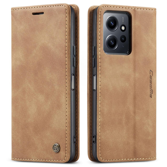 CaseMe Xiaomi Redmi Note 12 4G Wallet Suede Leather Case