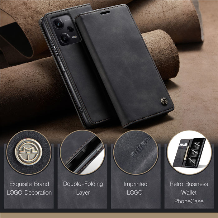 CaseMe Xiaomi POCO X5 Pro 5G Wallet Suede Leather Case