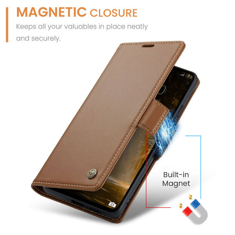CaseMe Xiaomi Redmi Note 13 4G Wallet RFID Blocking Case