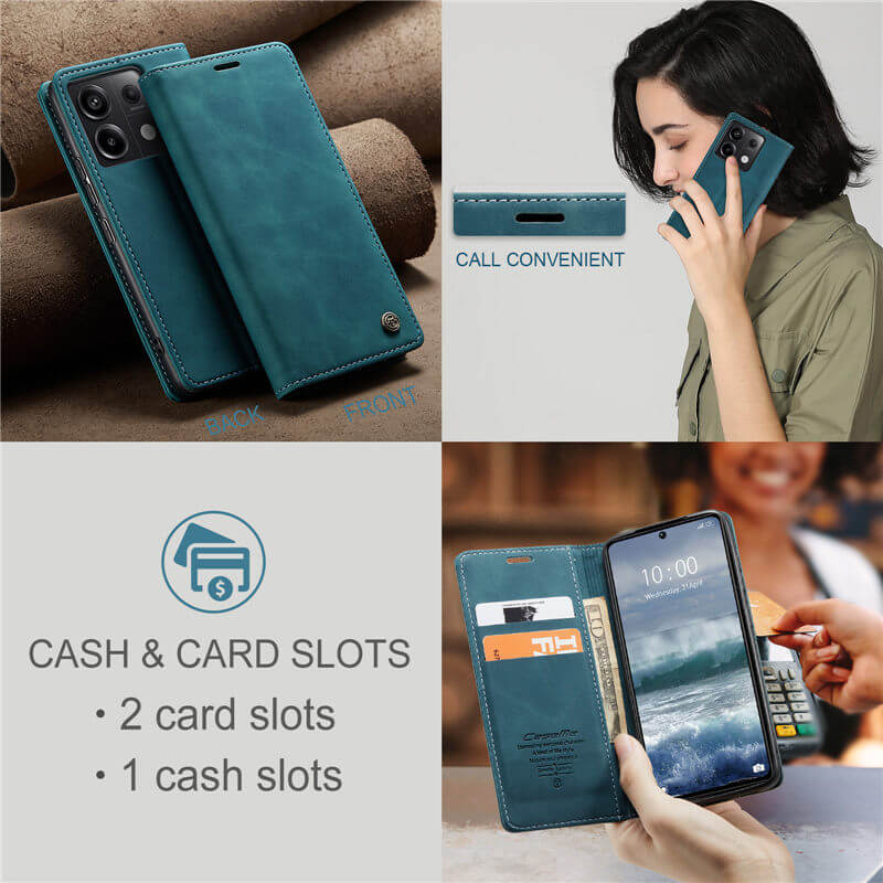 CaseMe Xiaomi Redmi Note 13 Pro 5G Wallet Case