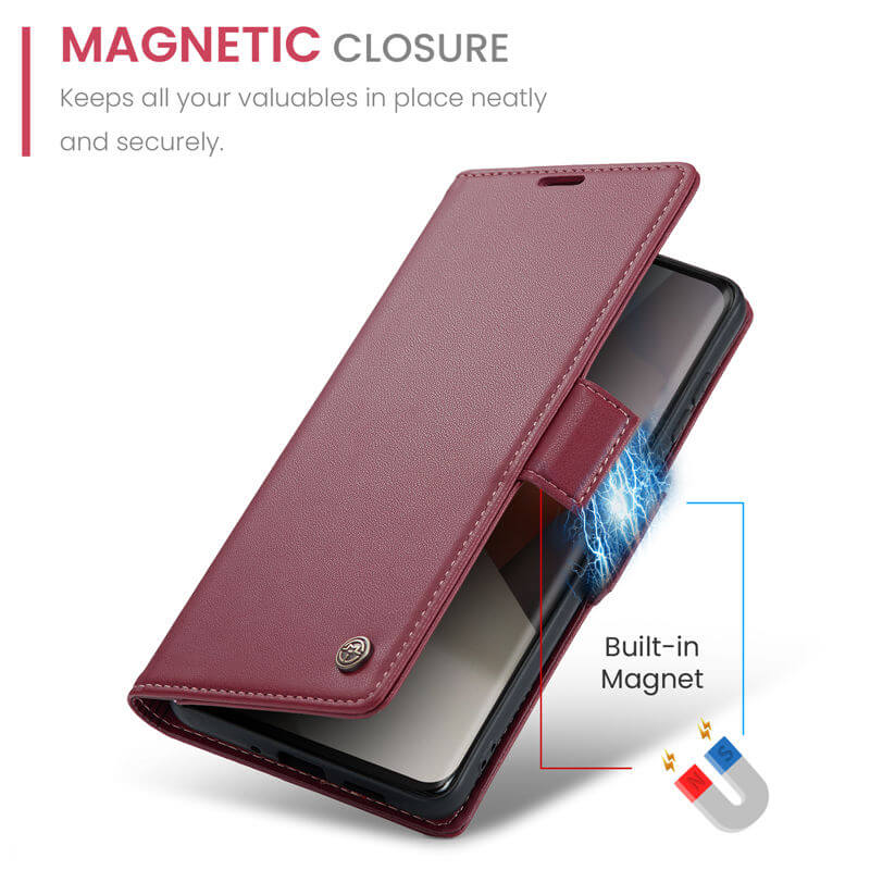 CaseMe Xiaomi Redmi Note 13 Pro Plus 5G Wallet RFID Blocking Case