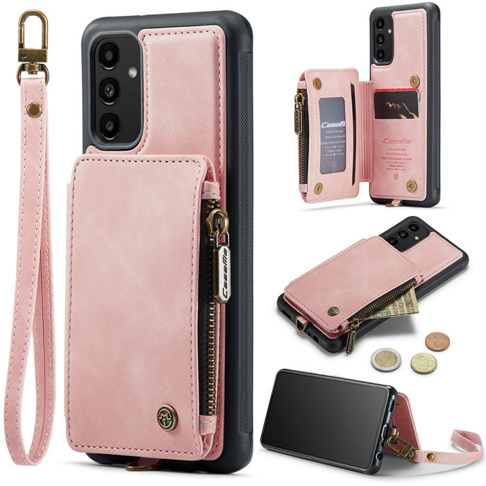 CaseMe Samsung Galaxy A13 5G Wallet RFID Blocking Case Pink