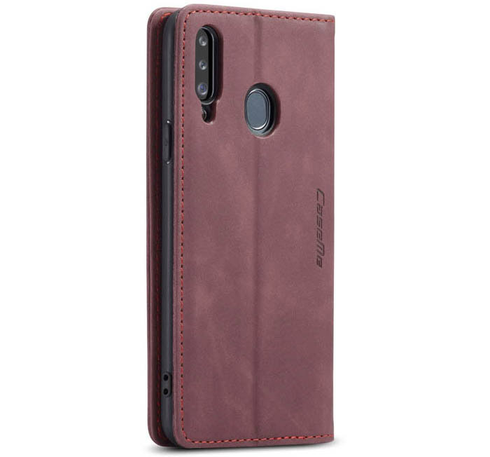 CaseMe Samsung Galaxy A20S Wallet Kickstand Magnetic Flip Leather Case