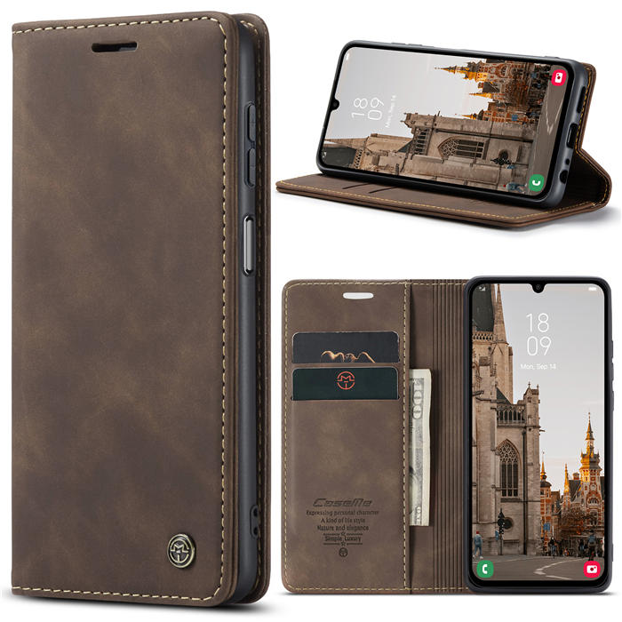 CaseMe Samsung Galaxy A24 4G Wallet Suede Leather Case