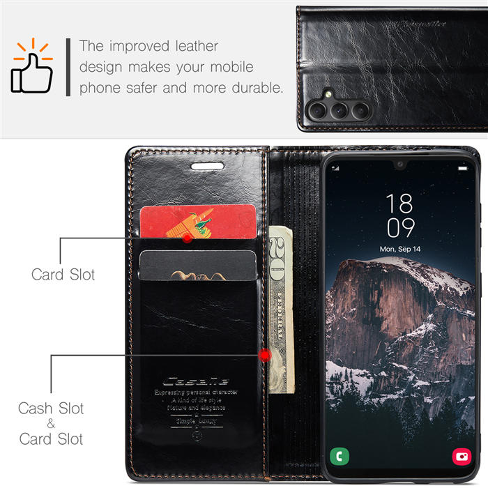 CaseMe Samsung Galaxy A24 4G Wallet Luxury Leather Case