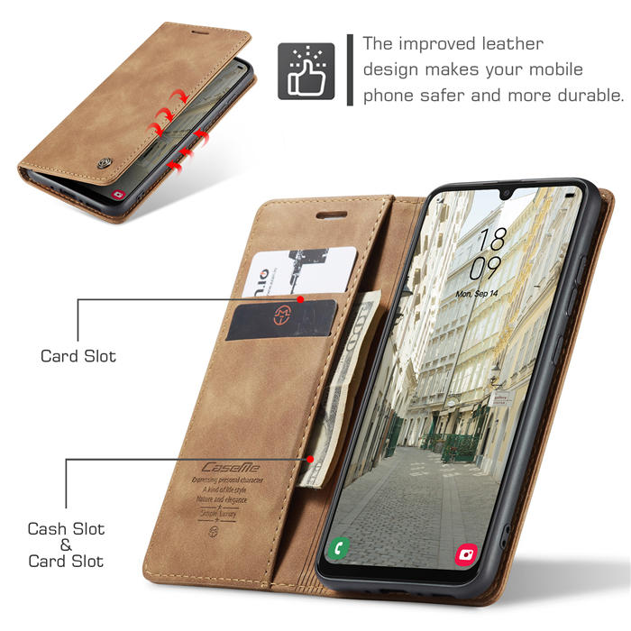 CaseMe Samsung Galaxy A34 5G Wallet Kickstand Magnetic Case