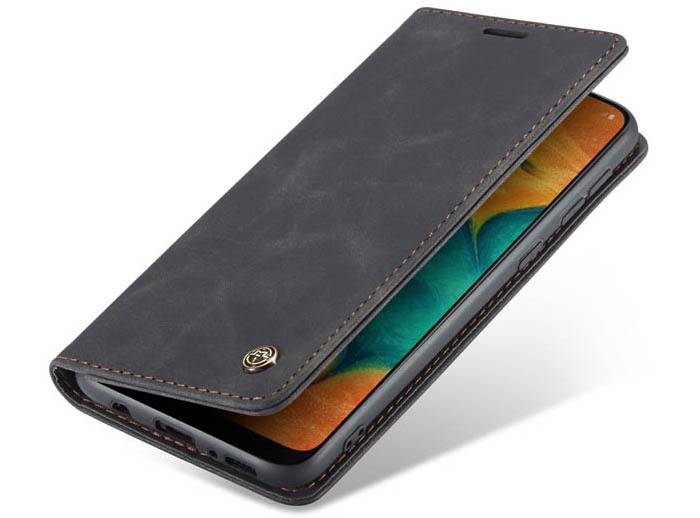 CaseMe Samsung Galaxy A40S Wallet Kickstand Magnetic Flip Leather Case