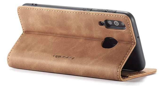CaseMe Samsung Galaxy A40S Wallet Kickstand Magnetic Flip Leather Case