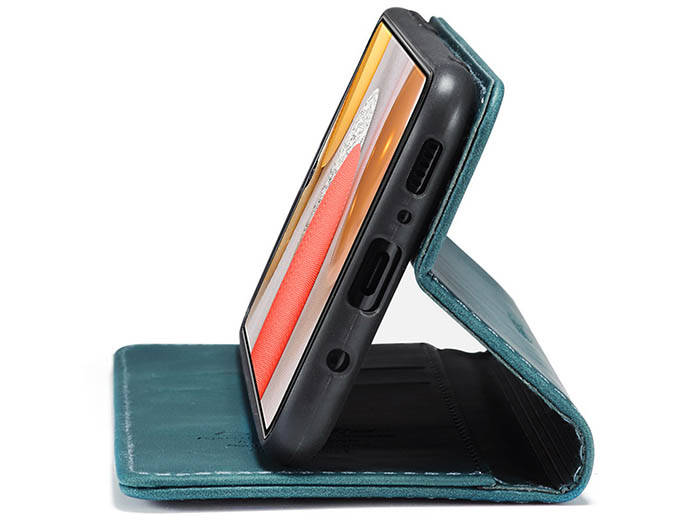 CaseMe Samsung Galaxy A42 5G Wallet Kickstand Magnetic Flip Leather Case