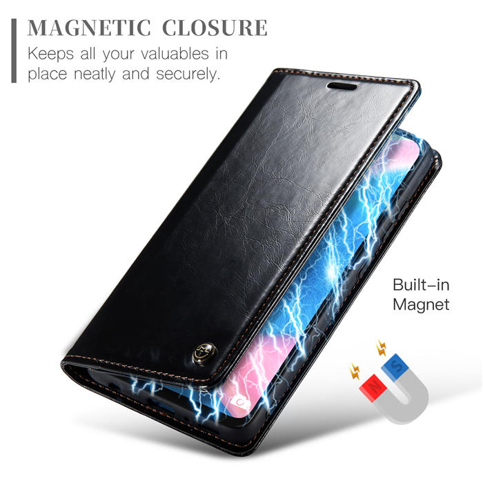 CaseMe Samsung Galaxy A50 Wallet Kickstand Magnetic Flip Case
