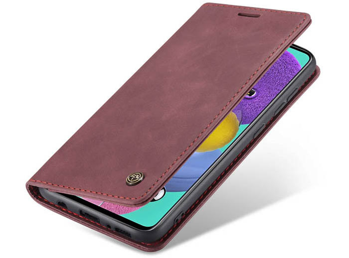CaseMe Samsung Galaxy A51 Wallet Kickstand Magnetic Flip Leather Case