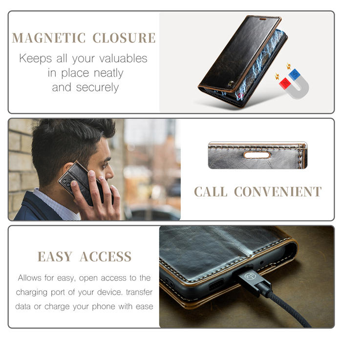 CaseMe Samsung Galaxy A53 5G Wallet Kickstand Magnetic Flip Case