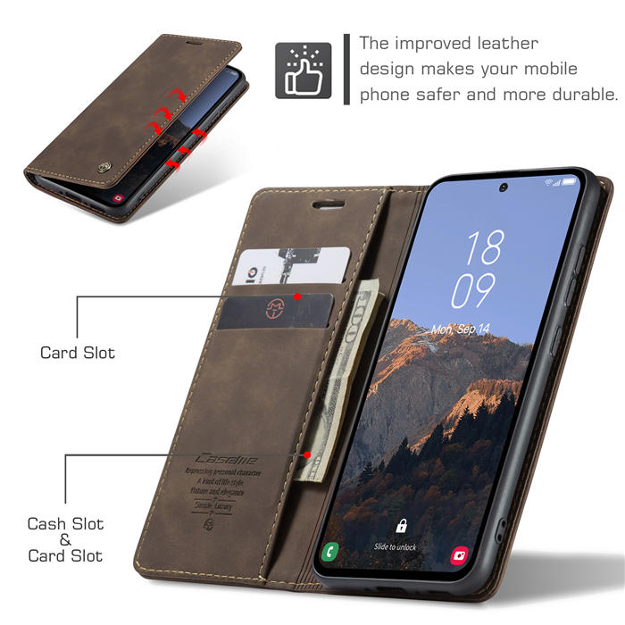 CaseMe Samsung Galaxy A54 Wallet Kickstand Magnetic Case
