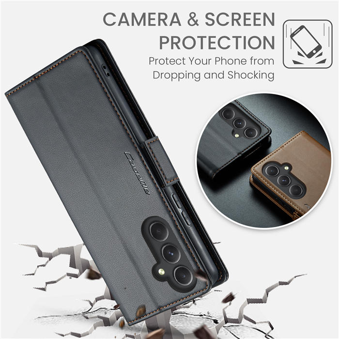 CaseMe Samsung Galaxy A54 5G Wallet RFID Blocking Magnetic Buckle Case