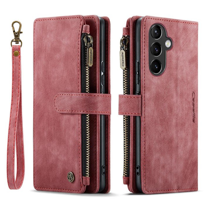 CaseMe Samsung Galaxy A54 Wallet kickstand Magnetic Leather Case with Wrist Strap