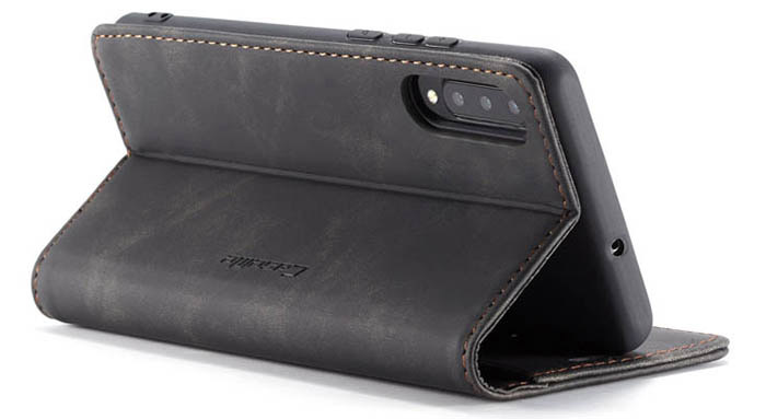 CaseMe Samsung Galaxy A70S Wallet Kickstand Magnetic Flip Leather Case