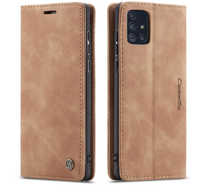 CaseMe Samsung Galaxy A71 Wallet Kickstand Magnetic Flip Leather Case