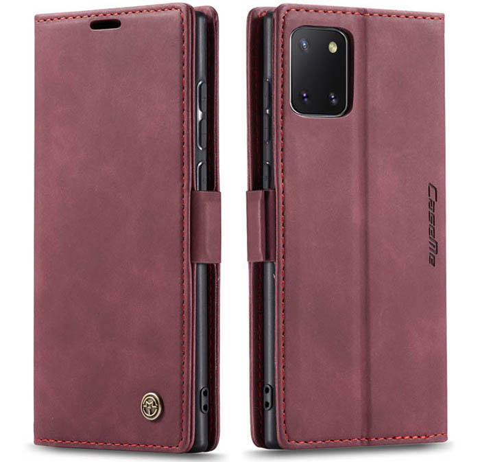 CaseMe Samsung Galaxy A81/Note 10 Lite Wallet Kickstand Magnetic Flip Leather Case