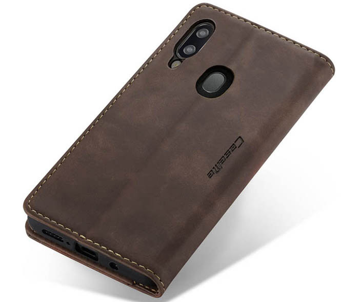 CaseMe Samsung Galaxy A20e Wallet Kickstand Magnetic Flip Leather Case