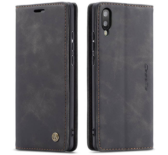 CaseMe Samsung Galaxy M10 Wallet Kickstand Magnetic Flip Leather Case