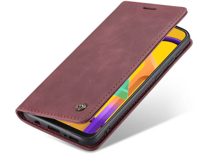 CaseMe Samsung Galaxy M30S/M21 Wallet Kickstand Magnetic Flip Leather Case