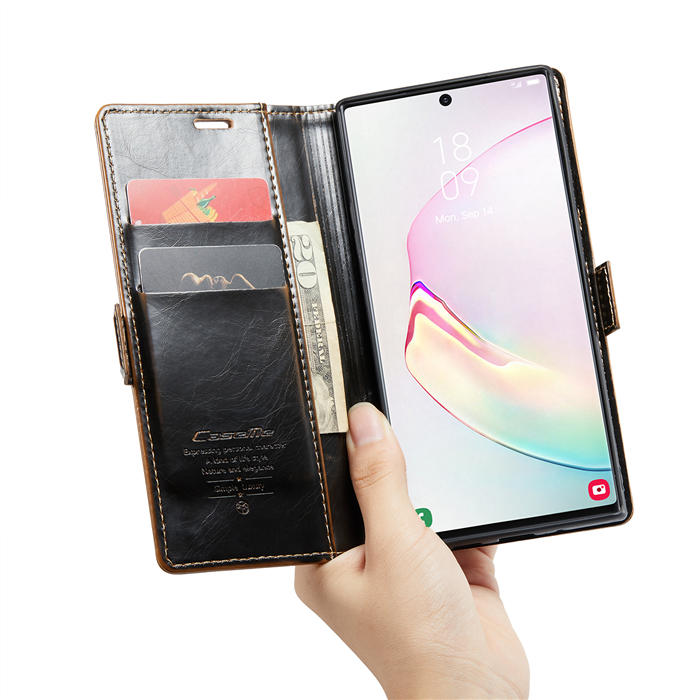 CaseMe Samsung Galaxy Note 10 Plus Wallet Kickstand Magnetic Flip Case