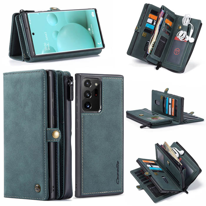 CaseMe Samsung Galaxy Note 20 Ultra Multi-Functional Wallet Case Blue
