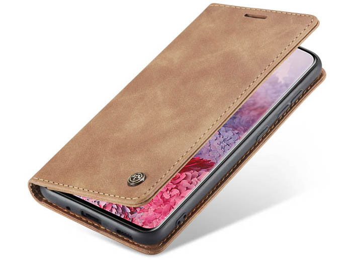 CaseMe Samsung Galaxy S20 Wallet Kickstand Magnetic Flip Leather Case