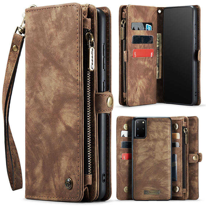 CaseMe Samsung Galaxy S20 Plus Wallet Case with Wrist Strap