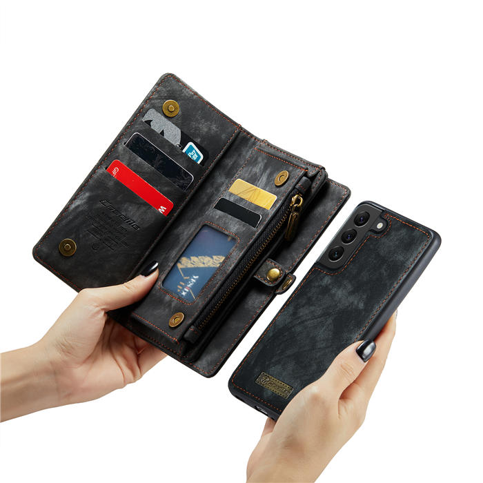 CaseMe Samsung Galaxy S21 FE Wallet Case with Wrist Strap